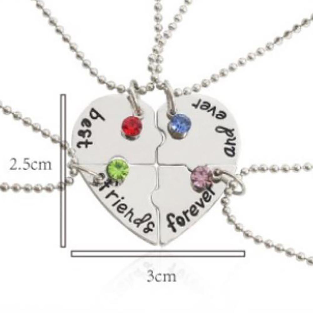 Καλύτερος Φίλος και Πάντα Κολιέ Κοριτσιών Καρδιά-Σχήμα Puzzle Ραφή Κρεμαστό Κολιέ Για Γυναίκες