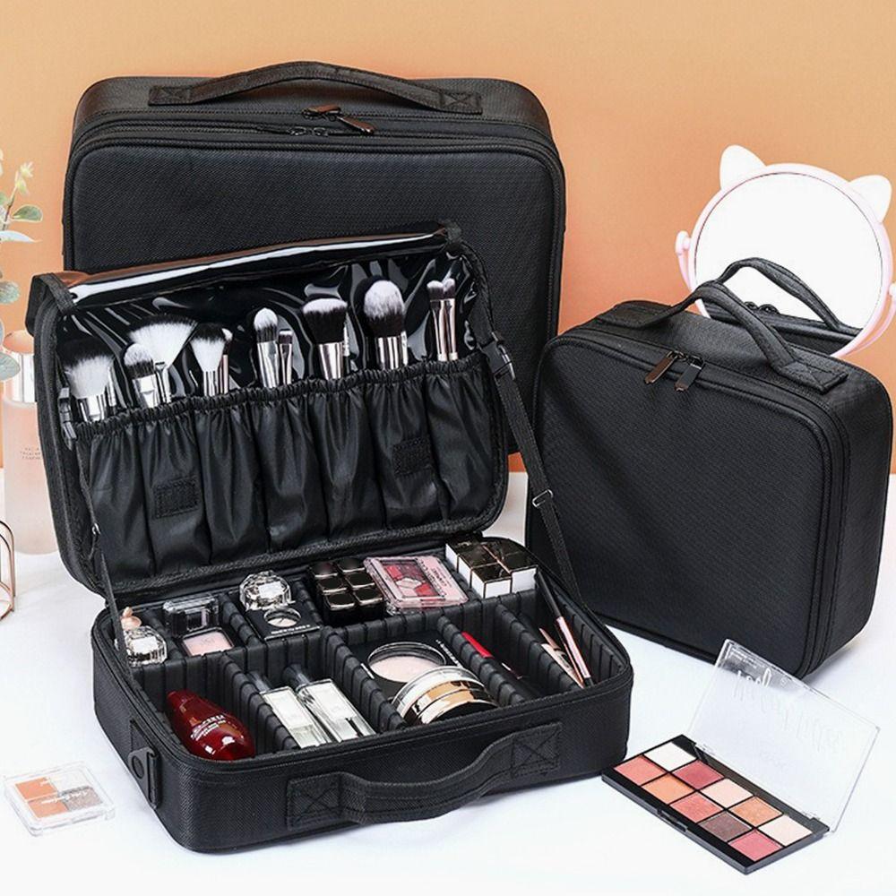 Professional Electrician Storage Bag with Pocket Oxford Cosmetic Case Makeup Storage Box  Women