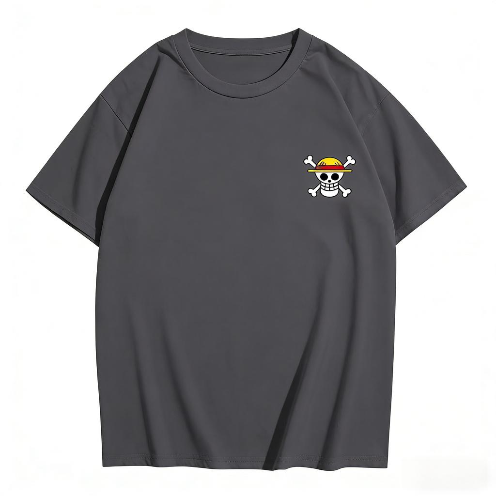 Anime Printed Cotton T-shirt Men's Women's Summer Fashionable Comfortable Soft Breathable Summer Loose Sports Leisure Cotton T-shirt