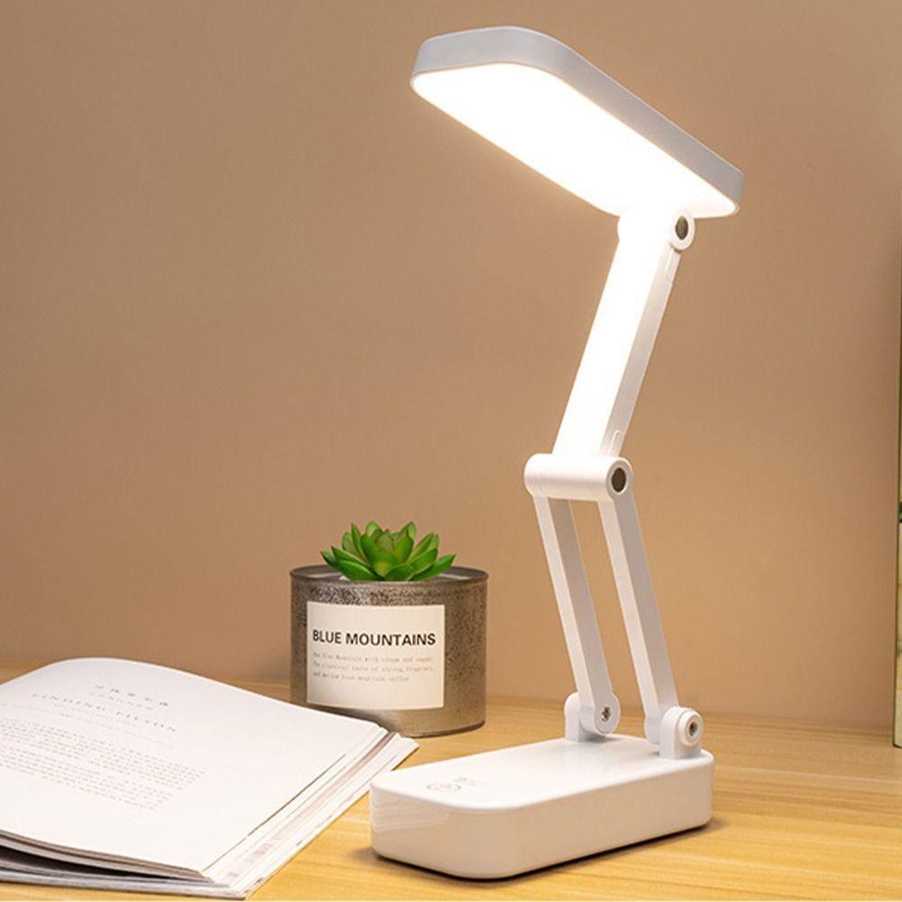 USB Charging Reading Light Dimmable Table Lamp Solar Powered Desk Lamp  Bedroom Bedside