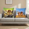 Movie M-MadagascarS Cushion Cover Multi-Scene Pillow Cover for Home & Car - Reversible, Soft & Durable for Daily Use