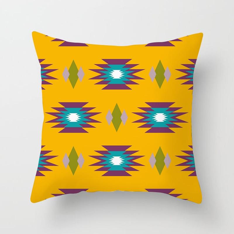 Luxury Home Decor Cushion Cover Office Sofa Cushion Cover Simple Fireworks Geometric Pattern Pillow Cover