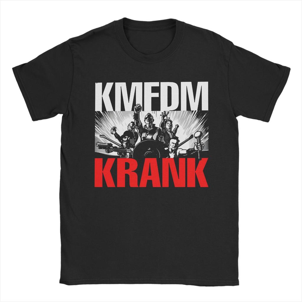 KMFDM Printed T Shirts Men Women  Cotton  Tee Shirt Clothing