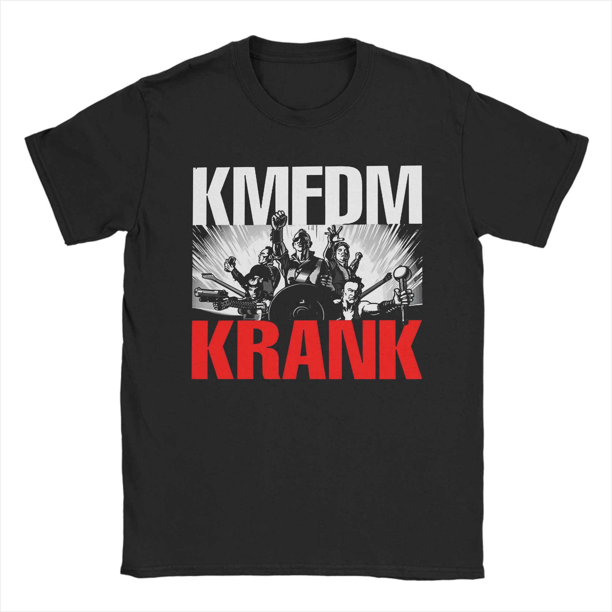 

KMFDM Вбрання Чоловіки Жінки Футболка Бавовняна Футболка Графічний Принт Футболка Одяг L