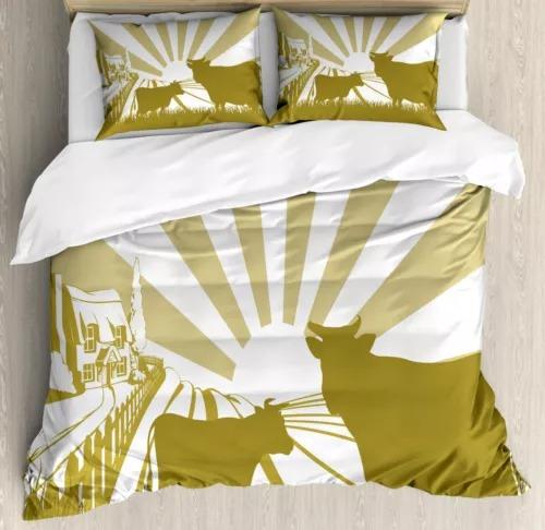 Dairy Cow Soft Duvet Cover Set Bed Decoration First Choice Gift Suitable for Children Young Boys Young Girls Plus Adult Peoples Soft Warm Soft