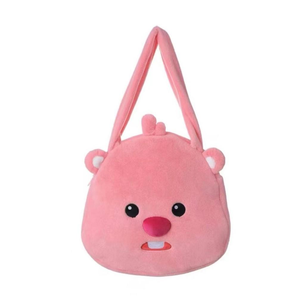 Backpack Loopy Themed Anime Peripheral Handbag Plush Toy Cute Cartoon Doll