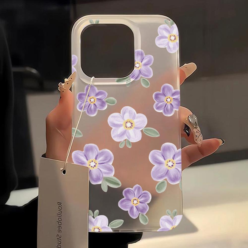 Many Flowers Phone Case For IPhone 15 11 14 Pro Max 12 13 16 17 Plus Cases Soft Matte Protective Covers Transparent Funda Shell