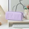 1pz Astuccio con Motivo a Righe Colorate con Cerniera Liscia Borsa per Cancelleria Bellissima Pochette A3141