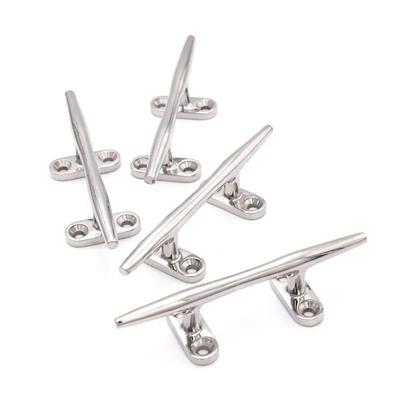 316 Stainless Steel Boat Grab Handle Boat Hollow Base Marine Rope Cleat  Boat Mooring Accessories