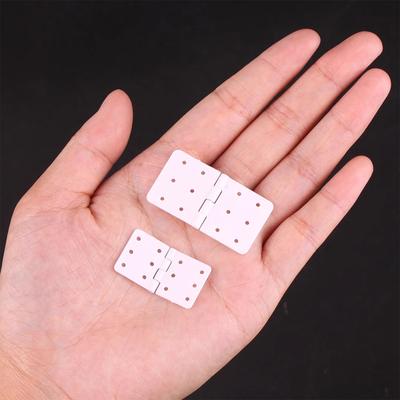 20PCS High Strength Nylon Pinned Hinges for Model Aircraft Stability and Safety Lightweight Design for Easy Installation