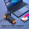 Electric Compressed Air Duster - 120m/s High-Speed Air Blower Fan, Mini Rechargeable Cordless Turbo Jet for Computer Car Keyboard Home