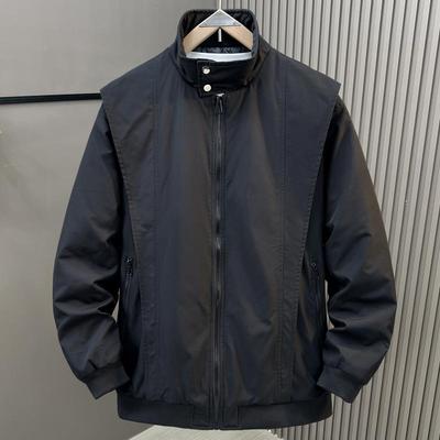 Plus Size 5XL-11XL Autumn Winter Warm Jackets for Men Thick Outerwears Casual Long Sleeve Tops Oversize Men's Coat