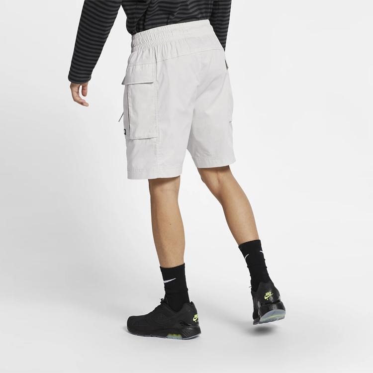 Nike Running Sports Cargo Shorts With Large Pockets Men Bottoms Beige AR2374-072