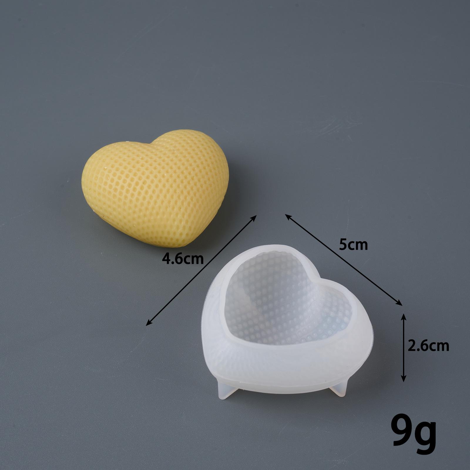 

3D форма для свечей и мыла в виде сердца для поделок на День святого Валентина