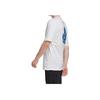 Adidas Sports Lifestyle Series Round Neck Fashion Versatile Short Sleeve T-Shirt Men Tops White GI6395