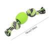 Pet Dog Toy Cotton Rope Double Knot Ball Bite Resistant Tooth Cleaning Toy Ball Pet Supplies