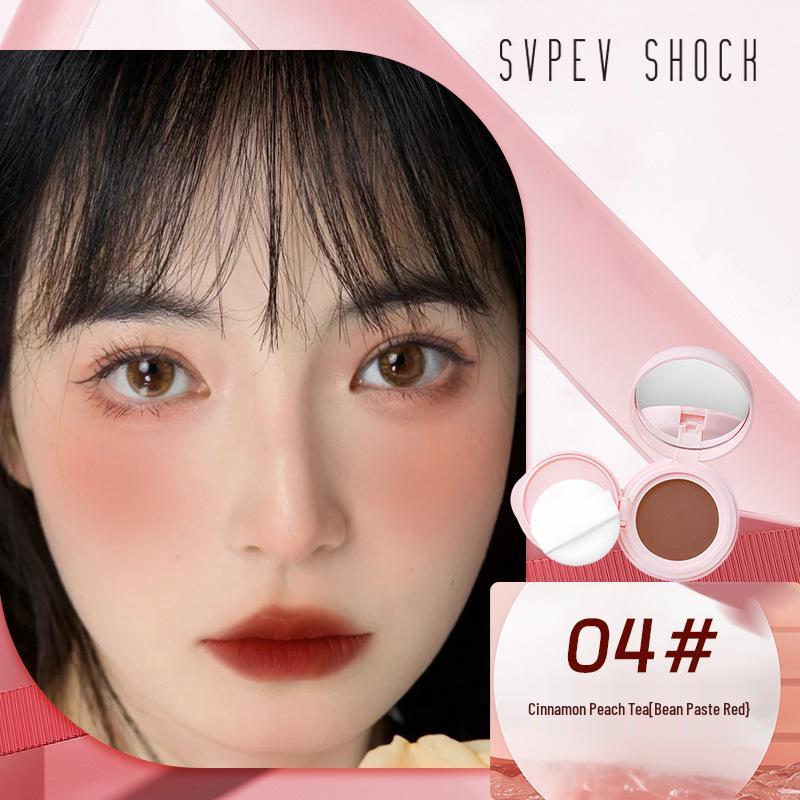 Matte Long-Lasting Dual-Use Blush & Lip Cream with Highlighter Effect - Tipsy Brightening Color