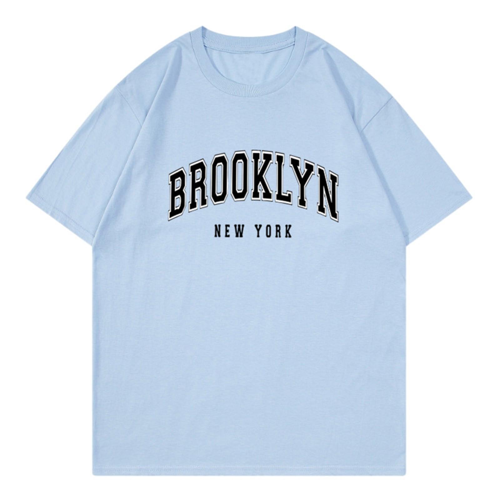 

Футболка унисекс, повседневный свободный топ, удобная футболка с круглым вырезом M