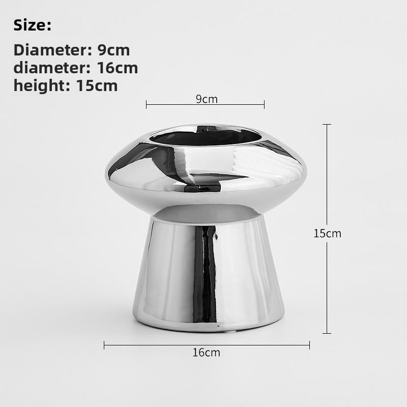 Simple Ceramic Flower Pot Modern Creative Flower Pot Home Decoration Desktop Decorative Plant Potes Simulated Plant Flower Vase