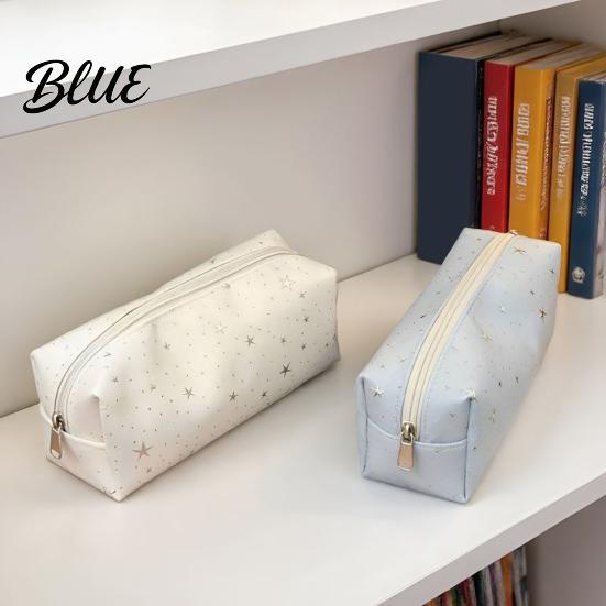 Sterrenprint Schrijfgerei Tas Glinsterende Etui Oxford Stof Kleine Pouch Case