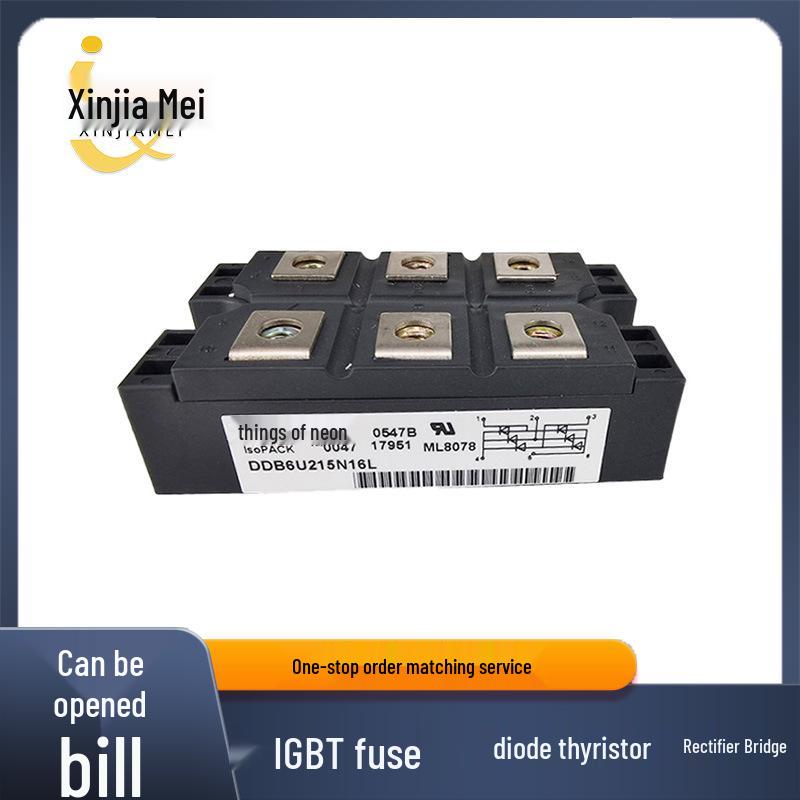 

Original DDB6U215N16L/DDB6U25N16VR Power Diode Module - New, Authentic Electronic Components Model 1