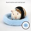 Wohnzimmer Schlafzimmer Kleintier Warmes Plüschbett Tierkäfig Winter Wiederverwendbare Baumwolle Ruhematte Einfarbiges Kissen Haustierbedarf