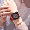 Tianta Square Female And Male Couples Summer Large Dial Simple Fashion Casual Niche Watch
