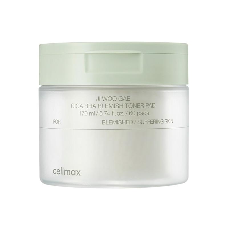 Celimax Ji Woo Gae CICA BHA Blemish Toner Pads 60ea