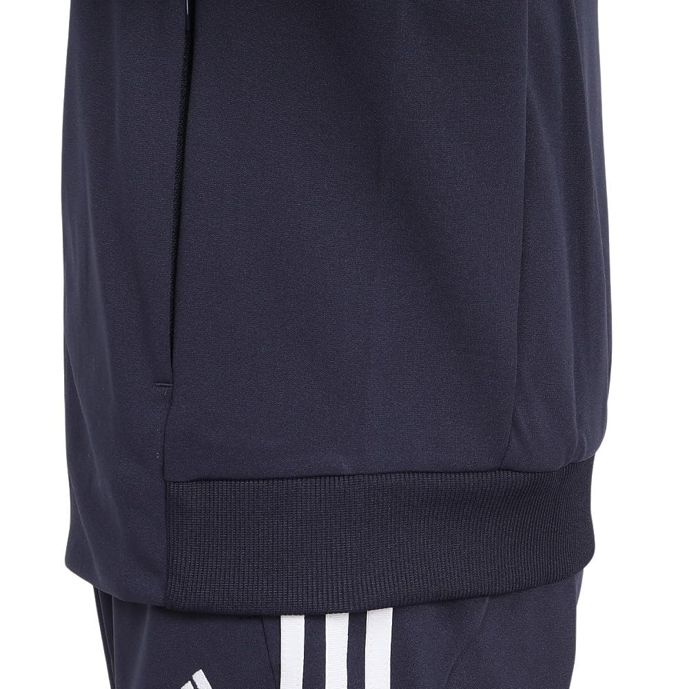 Adidas KTX40 Legend Ink Double Knit Track Top with Size L Women's (JG3797) Loose-Fit 3-Stripes,