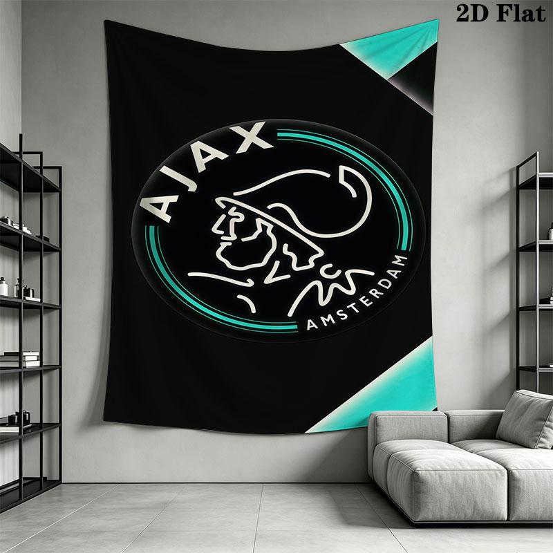 AFC Ajax Poster Wall Hanging Printed Fabric Blanket Decorative Tapestries for Bedroom Living Room Home Decor