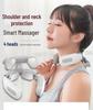 Multifunctional 4-Head Neck and Cervical Spine Heating Massage Instrument
