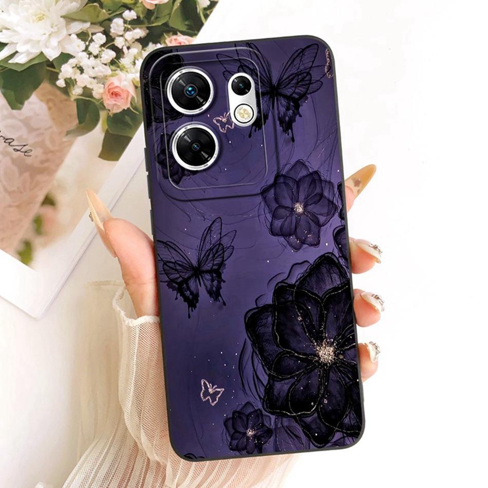 For Infinix Zero 30 4G 5G X6731 X6731B Fashion Dusk Beach Painting Phone Case For Infinix Zero30 Soft Silicone Covers Bumpers