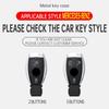 2/3 Button Zinc Alloy Leather Car Key Fob Case For Mercedes Benz A B C E Class Gls Gla Glk Glc Cls Cla W204 W205 W212 W463 W176