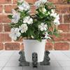 Animal Plant Pot Foot Flower Pot Support Resin Craft Decoration Set Of 3 Outdoor Statue Garden Pot Planter Feet Planter Support