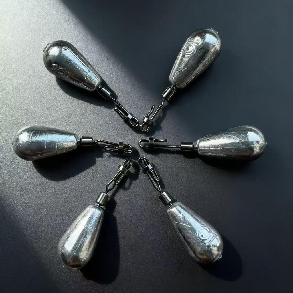 Inverted Rig Lead Swivel Sinker Set for Fishing