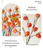 Persimmon Fruit Flower Arrangement: New Year's Dried Floral Decoration