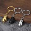 Creative Metal Boxing Glove Keychain Hanging Simulation Boxing 3D Modeling Car Keys Ornaments Bag Hanging Decoration