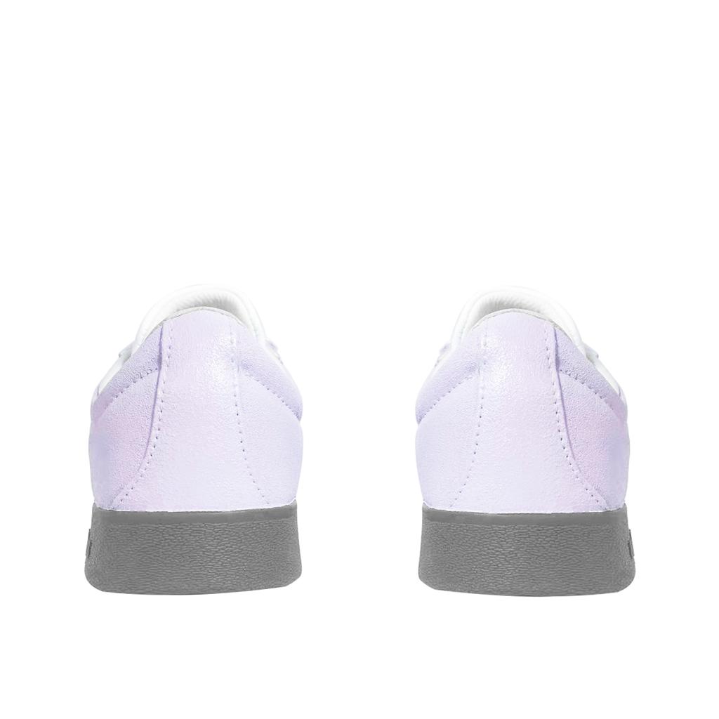 Adidas VL COURT 2.0 Purple Tears Coverage Quick Dry Lightweight Low top Skateboard Shoes Unisex Purple White HQ1802(Team847-)
