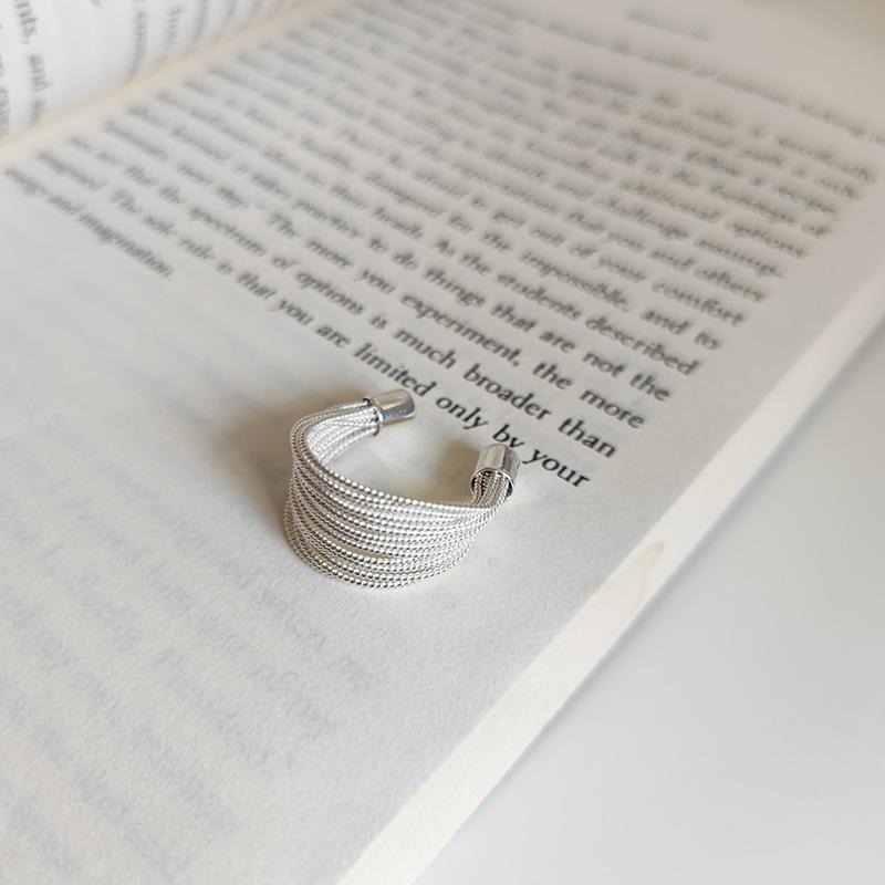 Elegant White Color Layering Rings Fashion Open Finger Rings For Women Girls Exaggerated Ring Jewelry Gift Party Accessories Gifts