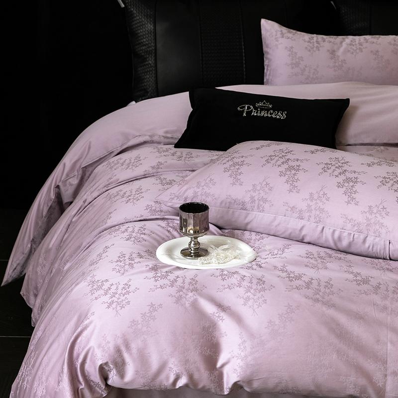 New  Luxury 100% Cotton Bedding Sets - Long-Staple, High Density, Satin Jacquard, 1.5m/1.8m Bed