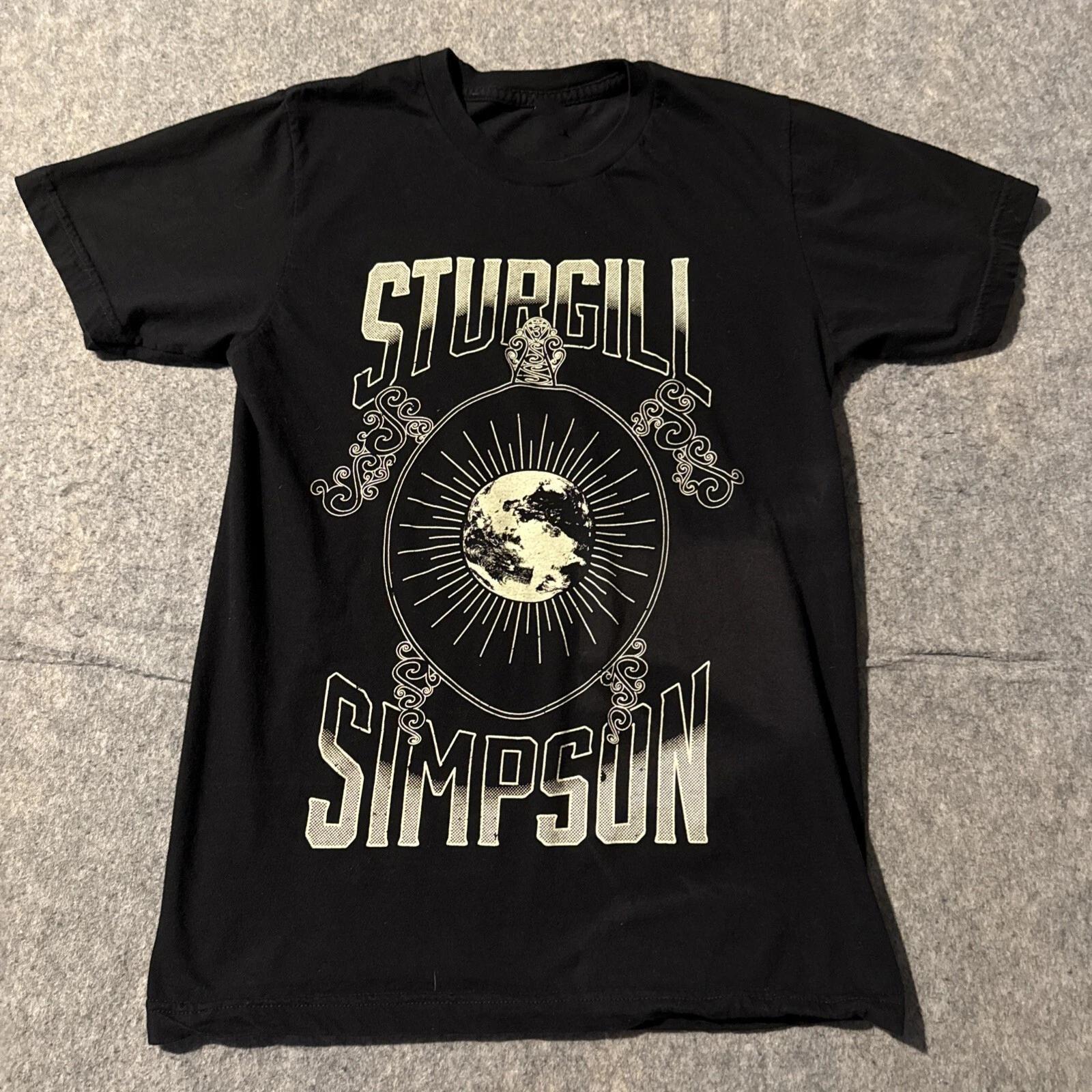 Vtg Sturgill Simpson T Shirt Heavy Cotton Black All Size For Men TR445 XXXL