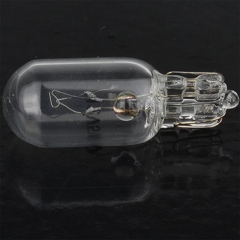T10 501 Halogen Bulb 12V 5W Car License Plate Light 10PCS