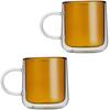 THERMAL GLASSES 250ml FOR COFFEE AND TEA 2 Pcs.