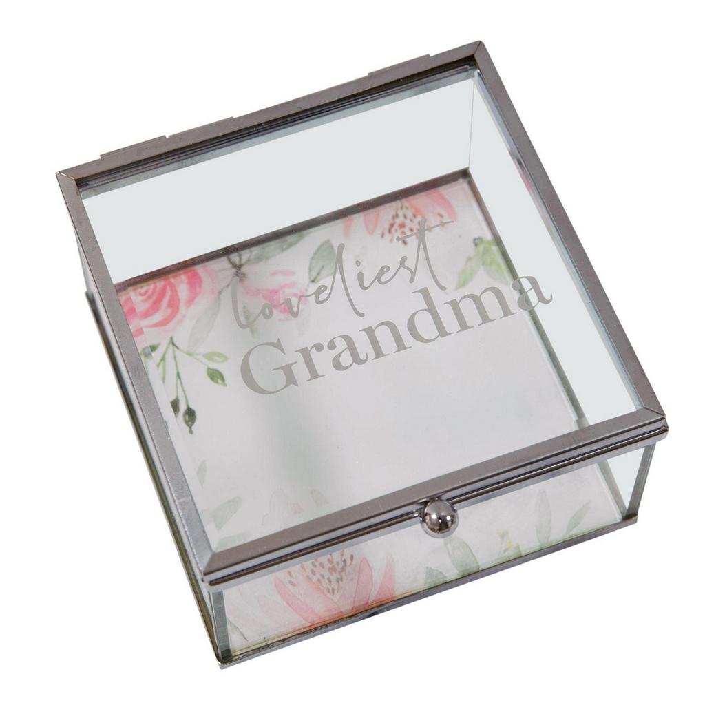 Sophia Loveliest Grandma Glass Trinket Box