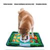 Scent Enrichment Activity Mats Durability Fleece Puzzle Game Mats With Treat Pockets Stress Reliefs Chews Resistant
