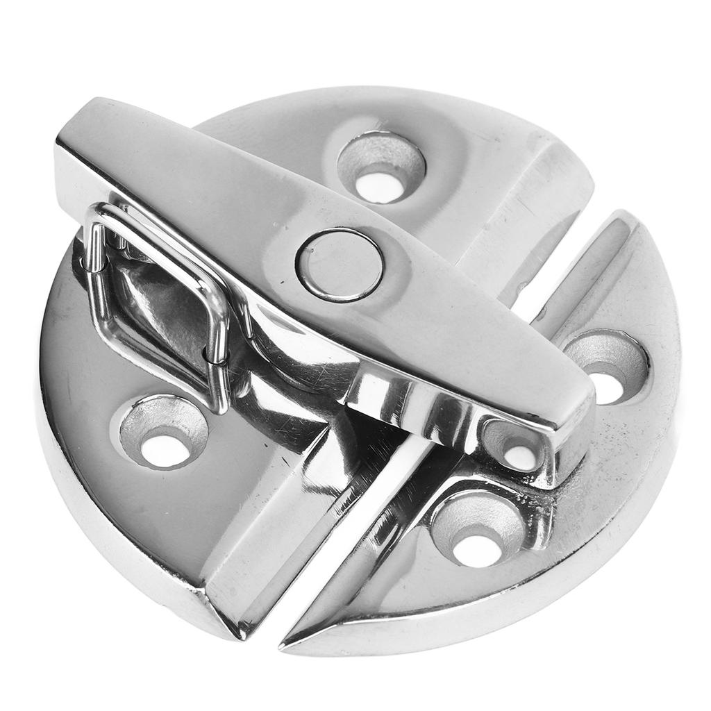 Round Turn Button Twist Catch Latch Mirror Finish Marine Grade Stainless Steel Boat Twist Latch