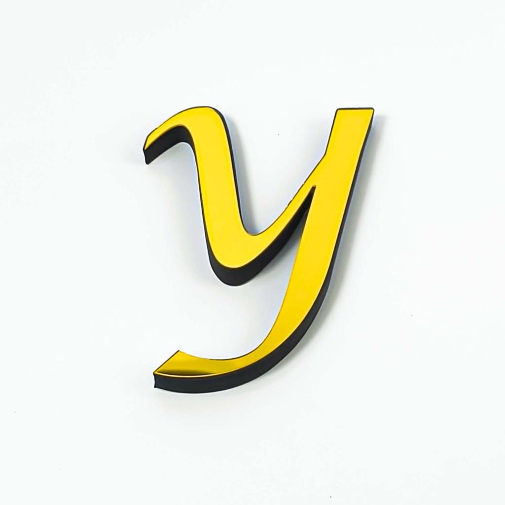 Lowercase A-Z English Mirror Wall Stickers - DIY Decorative Self-Adhesive Décor for Home & Bedroom