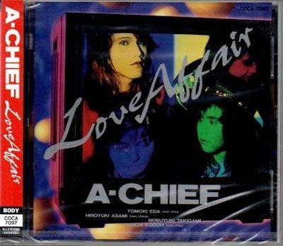 CD ACHIEF  Love Affair COCA7097 Japan ObiJapanese PopRock Used
