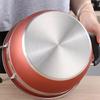 "12-Piece Stainless Steel Cookware Set: Thick Double Bottom Pots, Non-Stick Frying Pan, Milk Pot, Soup Pot"