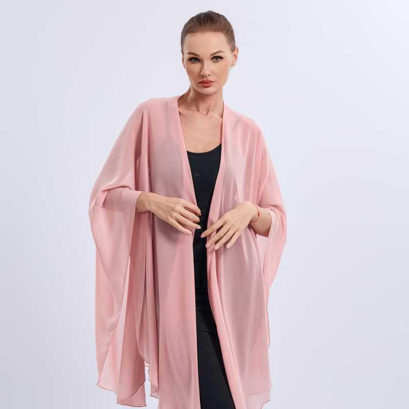 European & American Ethnic Style Mid-Length Solid Color Beach Shawl Scarf - Loose Sun Protection Cover-Up for Travel